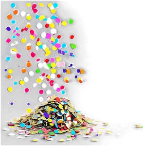 Party Confetti Colors PNG 25 PNG