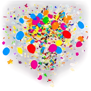 Party Confetti Png 64 PNG image