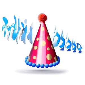 Party Hat With Pom Pom Png 05042024 PNG image