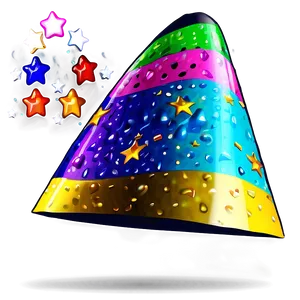 Party Hat With Stars Png 05042024 PNG image