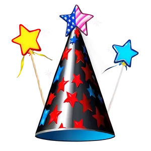 Party Hat With Stars Png Dcn PNG image