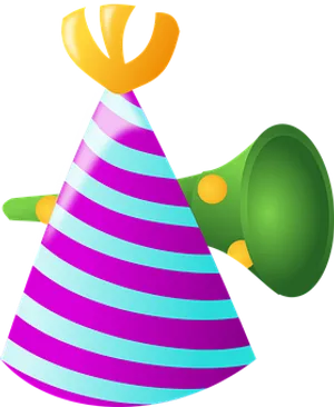 Party Hatand Horn Clipart