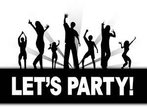 Party Invitation Silhouette