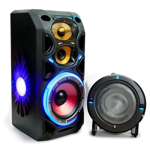 Party Speaker With Lights PNG 05252024 PNG