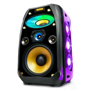 Party Speaker With Lights PNG Yqi56
