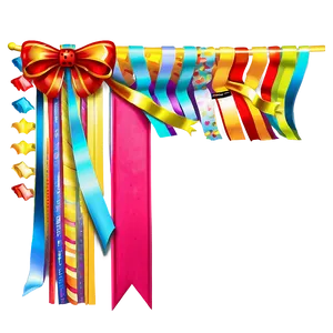 Party Streamers And Banners Png 06282024 PNG image