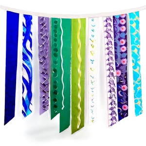 Party Streamers And Banners Png Pnr73 PNG image