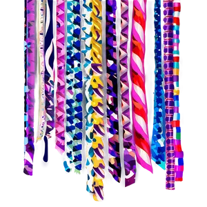 Party Streamers Confetti PNG Ksx