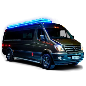 Party Van With Lights PNG 84 PNG