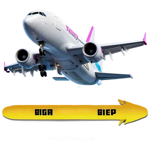 Passenger Airplane Png Kqo PNG image