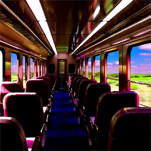 Passenger Train Interior PNG Csi