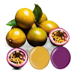 Passion Fruit Color Palette Png 06252024 PNG image