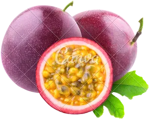 Passion Fruit Freshness PNG image
