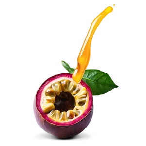 Passion Fruit Juice Drizzle PNG Gic69 PNG