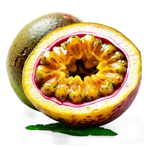Passion Fruit Pulp Closeup PNG Agu9 PNG