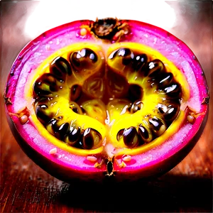 Passion Fruit Pulp Closeup PNG Ptj PNG