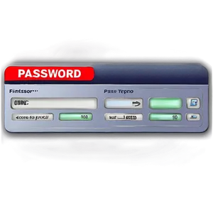 Password Entry Field Png Xue19 PNG image