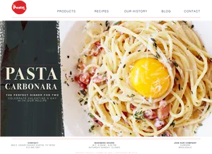 Pasta Carbonara Valentines Promotion