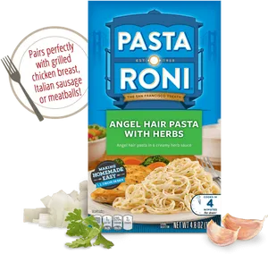 Pasta Roni Angel Hairwith Herbs Product Package