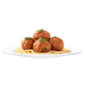 Pasta With Meatballs PNG Obv