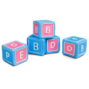 Pastel Baby Blocks PNG 06212024