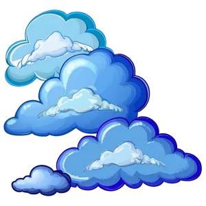 Pastel Blue Clouds Png 64 PNG image