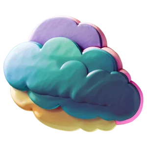 Pastel Cloud PNG 04302024
