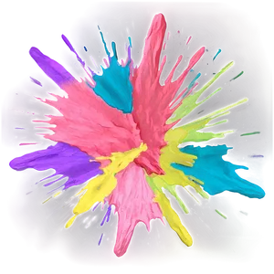 Pastel Color Splash PNG Ahx PNG