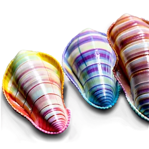 Pastel Colored Shells PNG 06212024 PNG