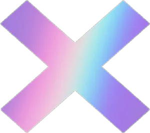 Pastel Cross Gradient Background PNG image