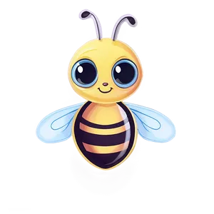 Pastel Cute Bee PNG Pmf90 PNG