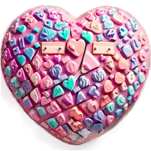 Pastel Cute Heart PNG Wjn