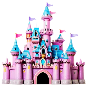 Pastel Disney Castle PNG Vqo