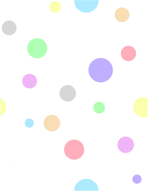 Pastel Dots Pattern PNG image