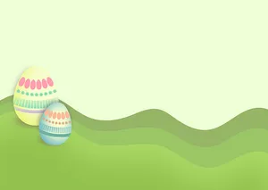 Pastel Easter Eggs Background PNG image