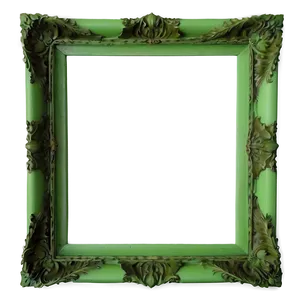 Pastel Green Frame PNG 06262024