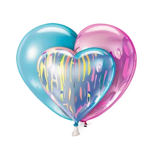 Pastel Heart Balloon PNG Wtn48 PNG