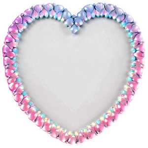 Pastel Heart Overlay PNG Dfe