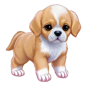 Pastel Kawaii Puppy Png Fgw5 PNG image