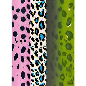 Pastel Leopard Print Png Foy PNG image