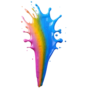 Pastel Paint Splash PNG Bba