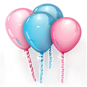 Pastel Pink Balloons Set PNG 06122024 PNG