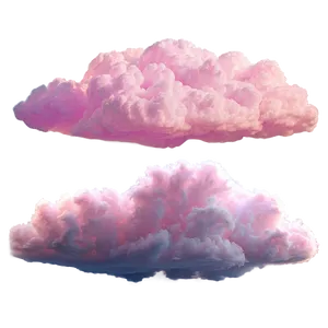 Pastel Pink Clouds PNG 59