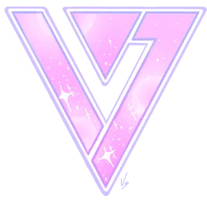 Pastel Pink Kpop Logo V PNG image