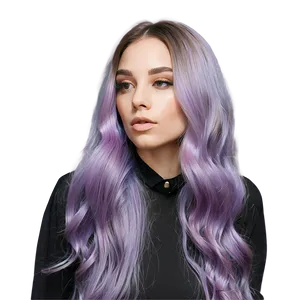Pastel Purple Hair Dreamy Style PNG 99 PNG