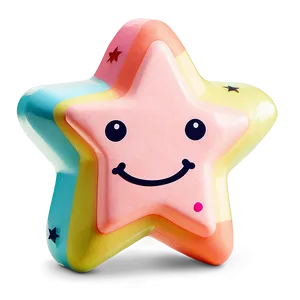 Pastel Star Cute PNG Iut PNG