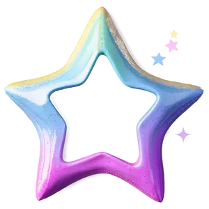 Pastel Star Cute PNG Oqe