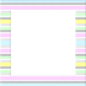 Pastel Striped Frame