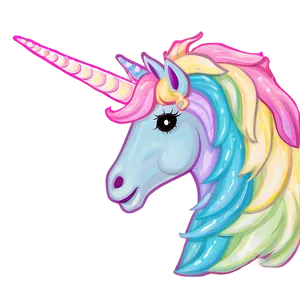 Pastel Unicorn Clipart Png 25 PNG image