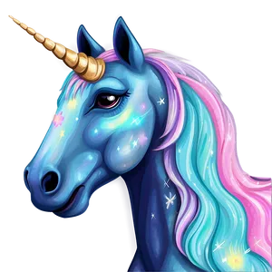 Pastel Unicorn Clipart Png Hrl20 PNG image